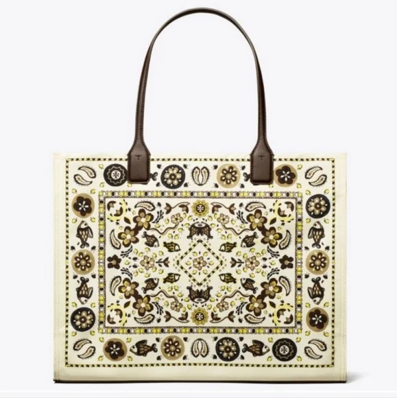 BRAND NEW Tory Burch Extra Large ELLA Pisces Tote - Picture 5 of 12